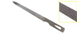 6 Pack of 4.5 Inch Triple Cut Stainless Steel Nail File