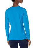 Hanes Women's Long Sleeve Tee, Deep Dive, Small