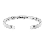 Joycuff Best Friends Jewerly Sister Gifts Inspirational Cuff Bracelets for Women Birthday