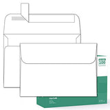 Ohuhu A7 Printable White Envelopes 5X7 100 Pack - Quick Self Seal,for 5x7 Cards