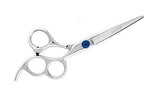Suvorna Razpro p60 6” Precision Razor Japanese Stainless Steel Barber Scissors. Hair Styling, Trimming, Cutting & Layering with Three Rings Offset Handle.. Ideal for Salons & Home