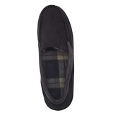 Hanes Men's Moccasin Slipper House Shoe with Indoor Outdoor Memory Foam Sole