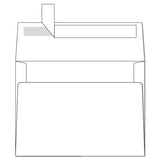 Ohuhu A7 Printable White Envelopes 5X7 100 Pack - Quick Self Seal,for 5x7 Cards