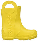 Crocs unisex child Handle It Rain Boot, Yellow, 6 Toddler US