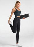 Dragon Fit High Waist Yoga Leggings with 3 Pockets,Tummy Control Workout Running