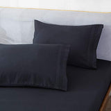 Shilucheng Bed Sheets Set Microfiber 1800 Thread Count Percale Super Soft