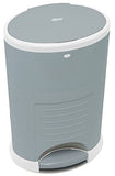 Dekor Classic Hands-Free Diaper Pail | Gray | Easiest to Use | Just Step – Drop – Done