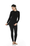 Thermajane Women's Ultra Soft Thermal Underwear Long Johns Set with Fleece Lined