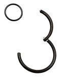 10g 10mm Septum Ring Seamless Septum Clicker Septum Nose Rings Hoop 10 Gauge