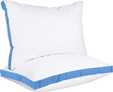 Utopia Bedding Gusseted Pillow (2-Pack) Premium Quality Bed Pillows - Side Back Sleepers