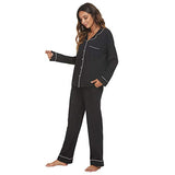 HEARTNICE Womens Cotton Pajama Set, Soft Long Sleeve Pajamas & Long Pants