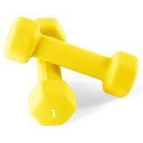 WF Athletic Supply Color Neoprene Dumbbell for Muscle Toning, Strength Building