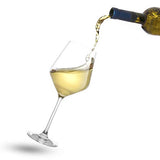 JoyJolt Layla White Wine Glasses, Set of 4 Italian Wine Glasses, 13.5 oz Clear Wine Glasses