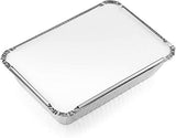 DecorRack 2.25 Lb. Aluminum Pan Disposable with Flat Board Lid, Heavy Duty