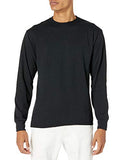 Jerzees Men's Dri-Power Long Sleeve T-Shirt, Black, Small