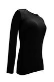 Natural Uniforms Women's Under Scrub Tee Crew Neck Long Sleeve