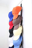 Perfect Curve CapRack18 Over-The-Door Cap Organizer, Two Straps, Holds Up To 18 Caps