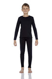 Rocky Thermal Underwear for Boys Fleece Lined Thermals Kids Base Layer Long John Set