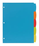 Avery Big Tab Write & Erase Durable Plastic Dividers, 5 MulticolorTabs, 1 Set