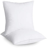 Utopia Bedding Throw Pillows Insert (Pack of 2, White) - 12 x 12 Inches Bed and Couch