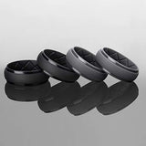 Egnaro Inner Arc Ergonomic Breathable Design, Silicone Rings Mens with Half Sizes