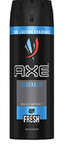 6 Pack Axe Adrenaline Mens Deodorant Body Spray, 150ml