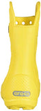 Crocs unisex child Handle It Rain Boot, Yellow, 6 Toddler US