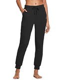 BALEAF Women's Cotton Sweatpants Leisure Joggers Pants Tapered Active Yoga Lounge