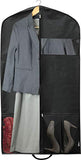 Simple Houseware 43-Inch Heavy Duty Garment Bag w/Pocket for Dresses, Coats