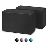 Gaiam Essentials Yoga Block (Set Of 2) - Supportive Latex-Free Eva Foam Soft Non-Slip