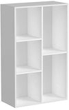 Furinno 5-Cube Open Shelf, White