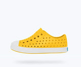 Native Shoes, Jefferson, Kids Shoe, Crayon Yellow/Shell White, 4 M US Big Kid