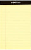 Narrow Ruled 5 x 8-Inch Writing Pad - Canary (50 Sheet Paper Pads, 12 pack)