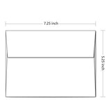 Ohuhu A7 Printable White Envelopes 5X7 100 Pack - Quick Self Seal,for 5x7 Cards