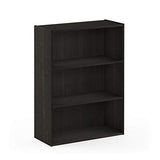 Furinno Pasir 3-Tier Open Shelf, Espresso