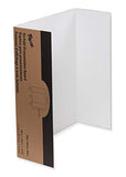 Pacon Presentation Board, White, Single Wall, 48" x 36", 4 Boards