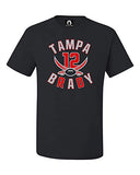 Squatch King Threads Small Black Adult Tampa Bay Brady T-Shirt