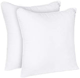 Utopia Bedding Throw Pillows Insert (Pack of 2, White) - 12 x 12 Inches Bed and Couch