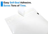 Spartan Industrial - 6" X 9" (1000 Count) Self Seal Clear Poly Bags with Suffocation