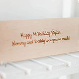 Personalized Wood Name Puzzle With Pegs & Custom Design - Toddler