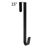 15" Wreath Hanger for Front Door Christmas Decoration Metal Over The Door Single