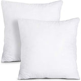 Utopia Bedding Throw Pillows Insert (Pack of 2, White) - 12 x 12 Inches Bed and Couch