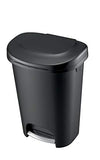 Rubbermaid Step-On Lid Trash Can for Home, Kitchen, and Bathroom Garbage, 13 Gallon