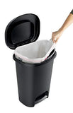 Rubbermaid Step-On Lid Trash Can for Home, Kitchen, and Bathroom Garbage, 13 Gallon