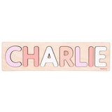 Name Puzzle With Pegs Personalized Wooden Name Puzzle Wooden Toys Custom