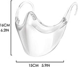 Clarity Mask Face Shield Combine Comfort & Safety Polycarbonate Plastic Reusable