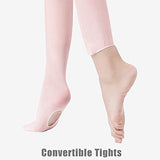 STELLE Girls' Ultra Soft Pro Dance Tight/Ballet Transition Tight (Toddler/Little Kid/Big Kid