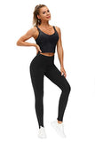 THE GYM PEOPLE Thick High Waist Yoga Pants with Pockets, Tummy Control Workout