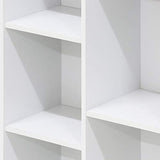 Furinno 5-Cube Open Shelf, White