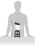 Hamilton Beach Power Elite Blender with 12 Functions for Puree, Ice Crush, Shakes
